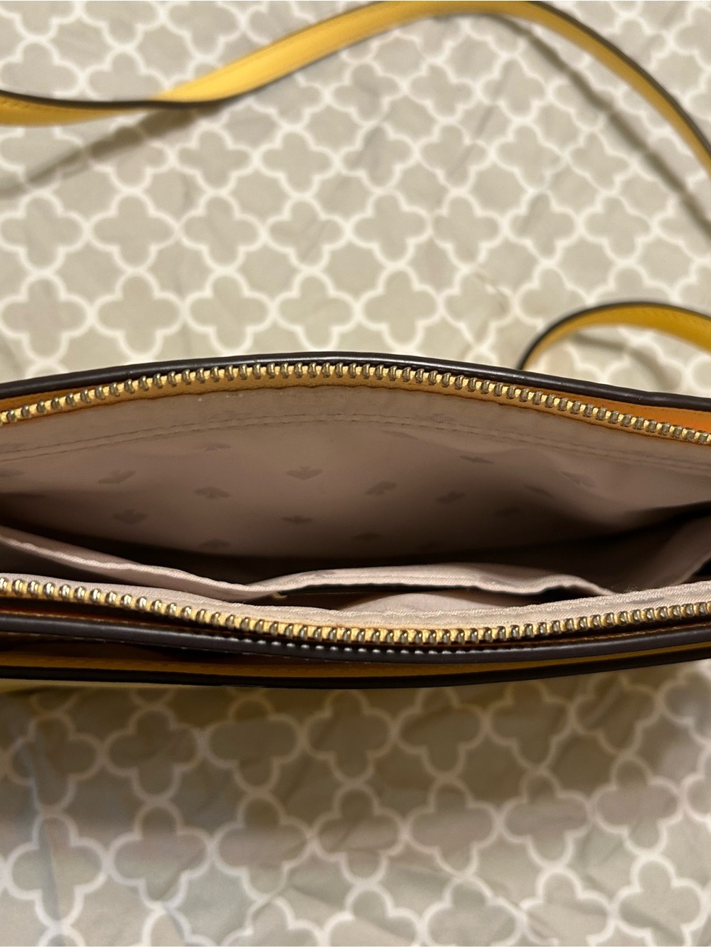 kate spade Lemon Yellow Leather Crossbody Bag - Picture 2 of 2